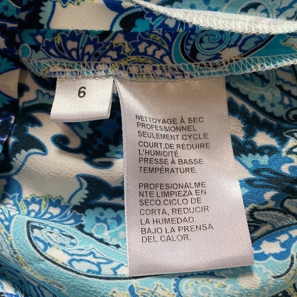 Doncaster Too Silk Paisley Print business casual - Picture 12 of 12